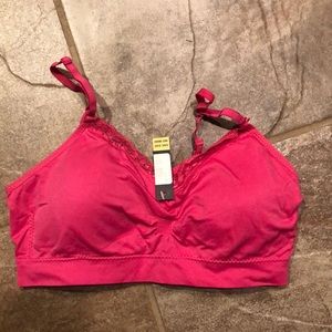 Pink bralette-never worn.